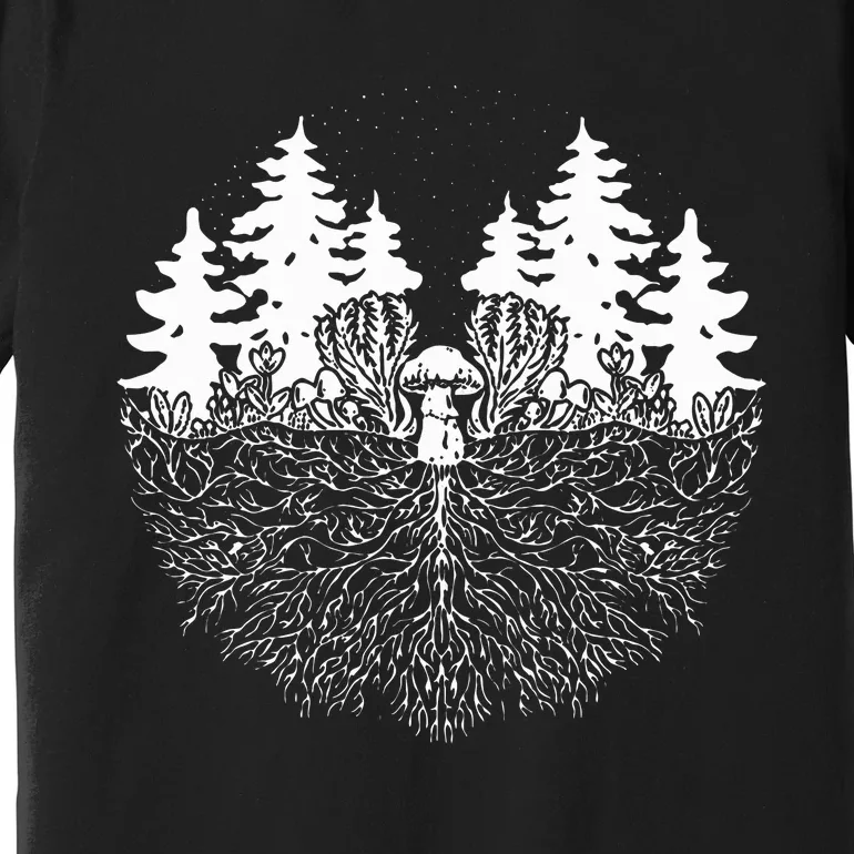 Mycelium Mushroom Premium T-Shirt