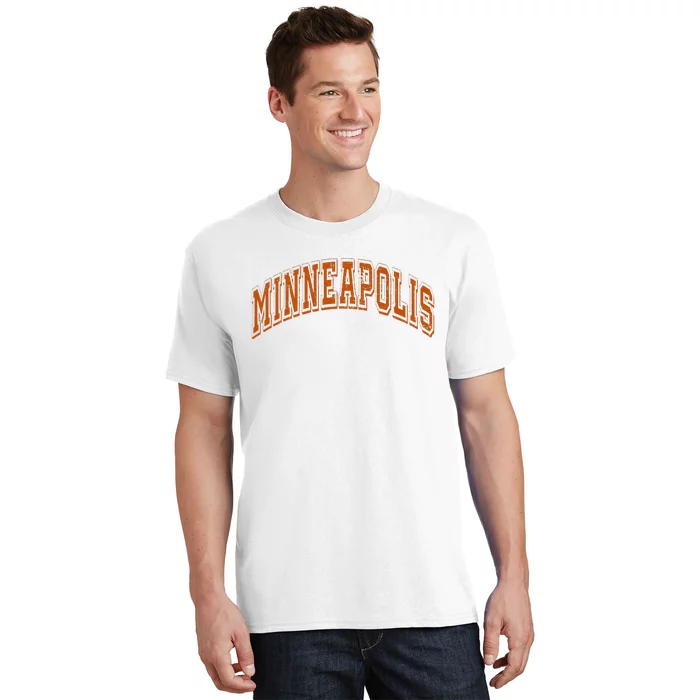 Minneapolis Minnesota Mn Varsity Style Throwback Souvenir T-Shirt