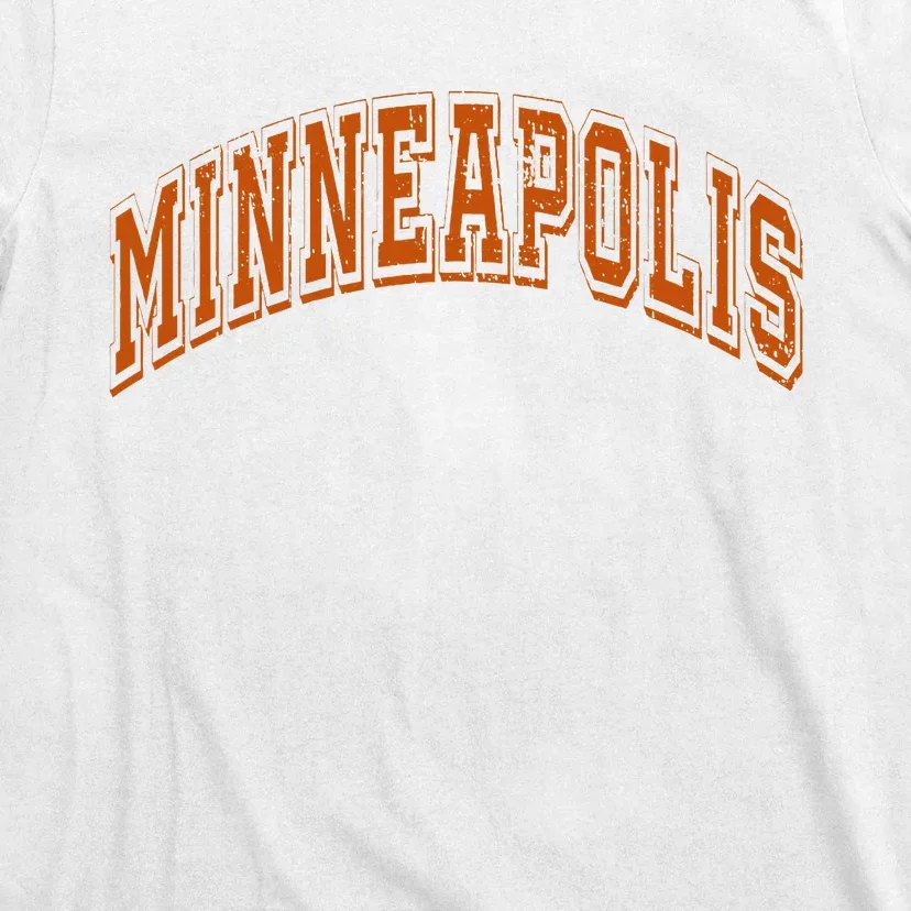 Minneapolis Minnesota Mn Varsity Style Throwback Souvenir T-Shirt