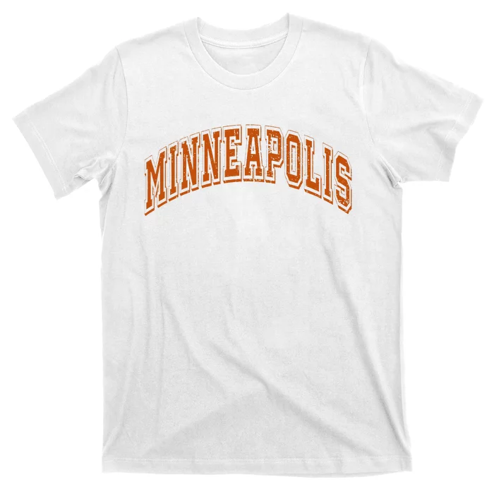 Minneapolis Minnesota Mn Varsity Style Throwback Souvenir T-Shirt