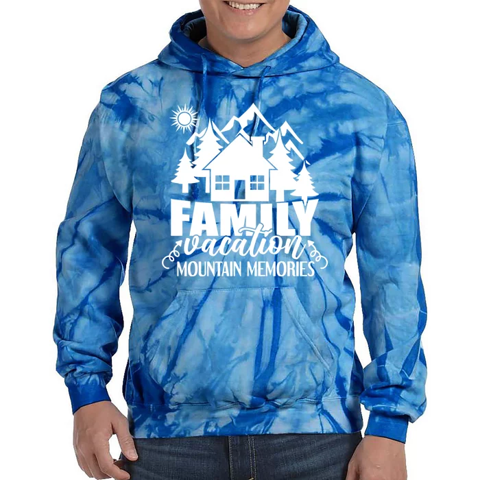 Mountain Memories Matching Family Family Gift Tie Dye Hoodie