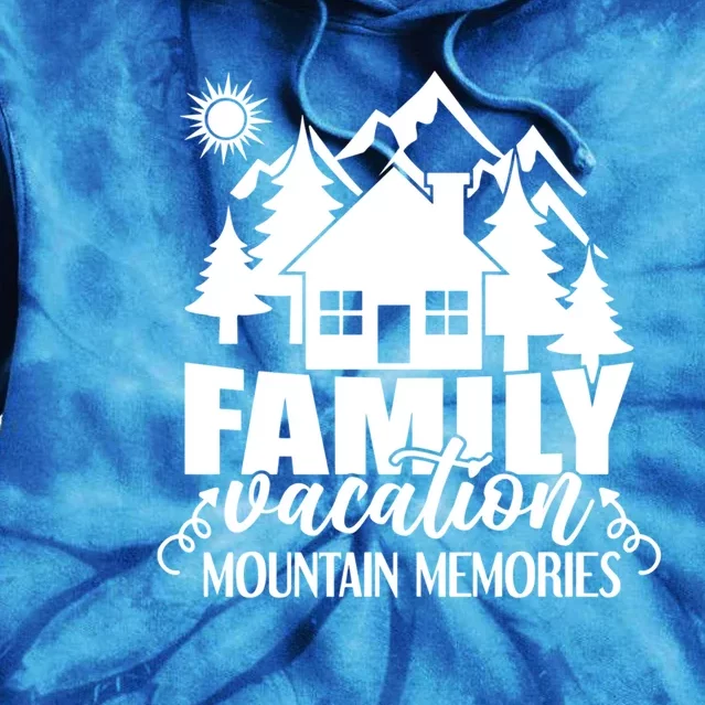 Mountain Memories Matching Family Family Gift Tie Dye Hoodie