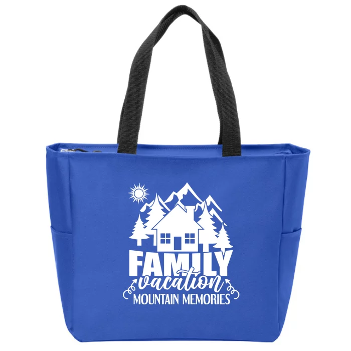 Mountain Memories Matching Family Family Gift Zip Tote Bag