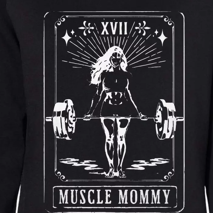 Muscle Mom Mommy Tarot Card Mama Happy MotherS Day Mom Life Womens California Wash Sweatshirt