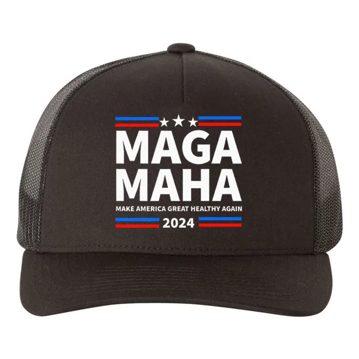 Maha Maga Make America Healthy Great Again Trump Kennedy Yupoong Adult 5-Panel Trucker Hat