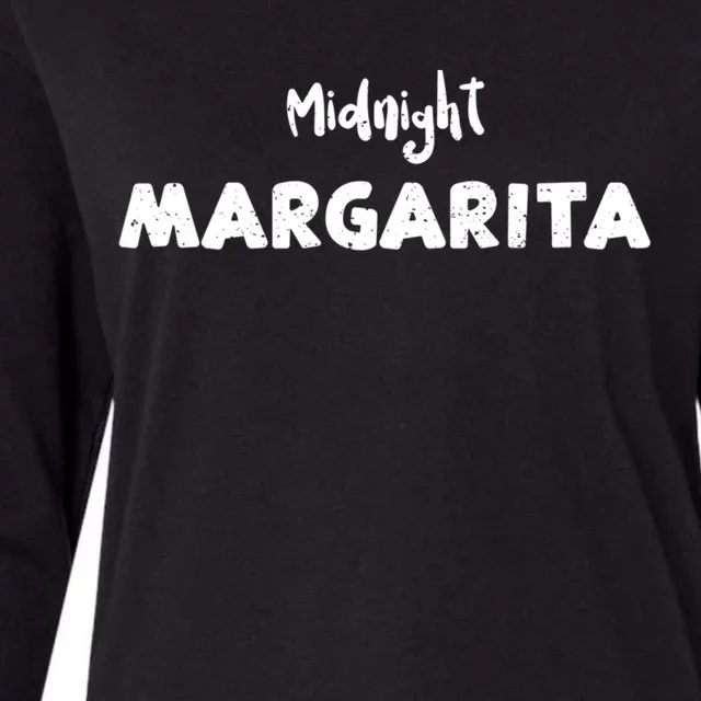 Margarita: Midnight Margarita Ing Sayings Gift Womens Cotton Relaxed Long Sleeve T-Shirt