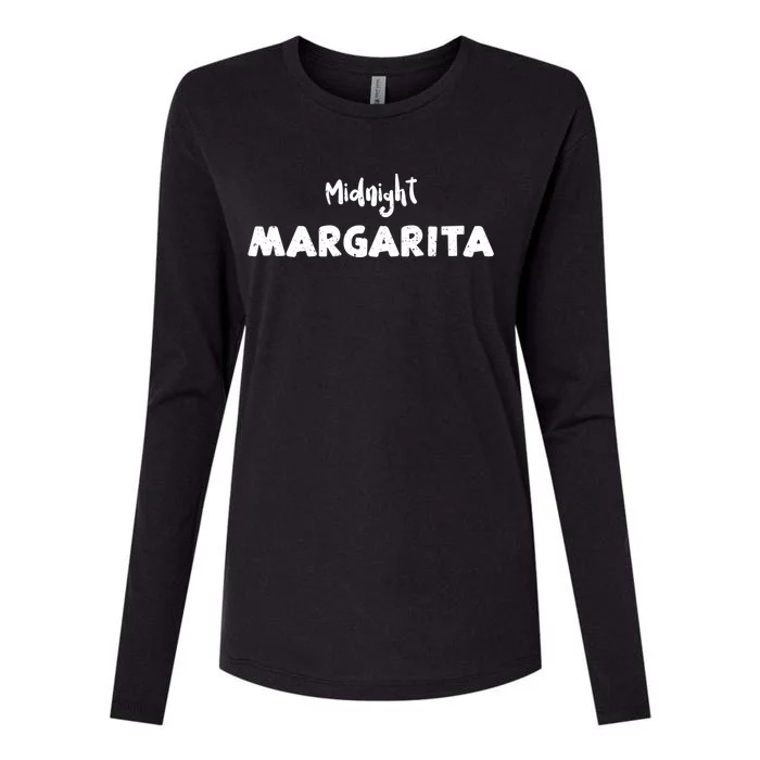 Margarita: Midnight Margarita Ing Sayings Gift Womens Cotton Relaxed Long Sleeve T-Shirt