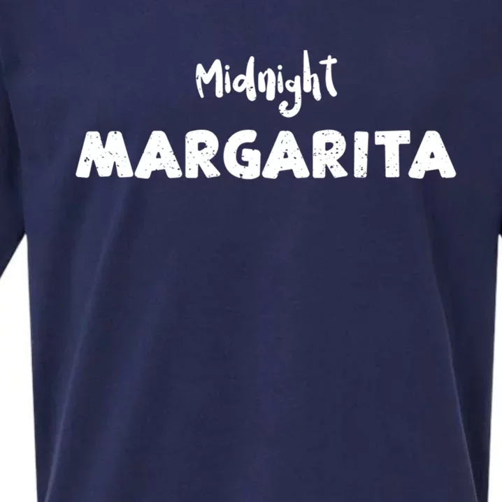 Margarita: Midnight Margarita Ing Sayings Gift Sueded Cloud Jersey T-Shirt