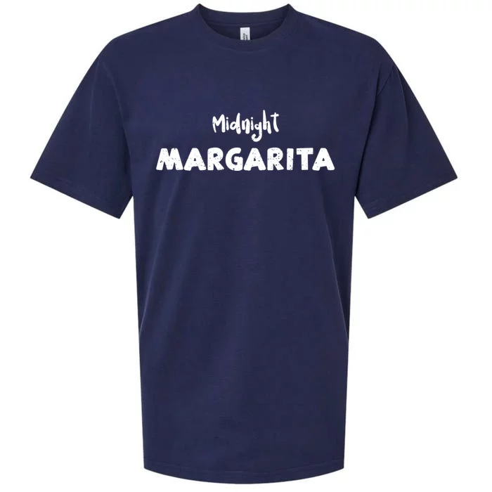 Margarita: Midnight Margarita Ing Sayings Gift Sueded Cloud Jersey T-Shirt