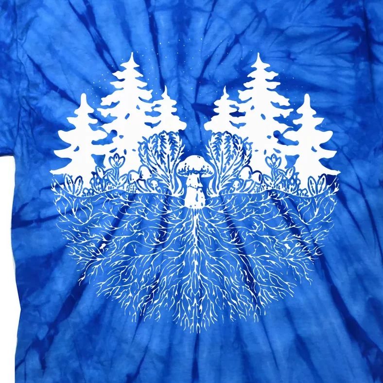 Mycelium Mushroom Tie-Dye T-Shirt