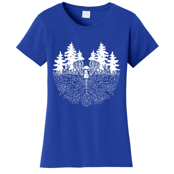 Mycelium Mushroom Women's T-Shirt