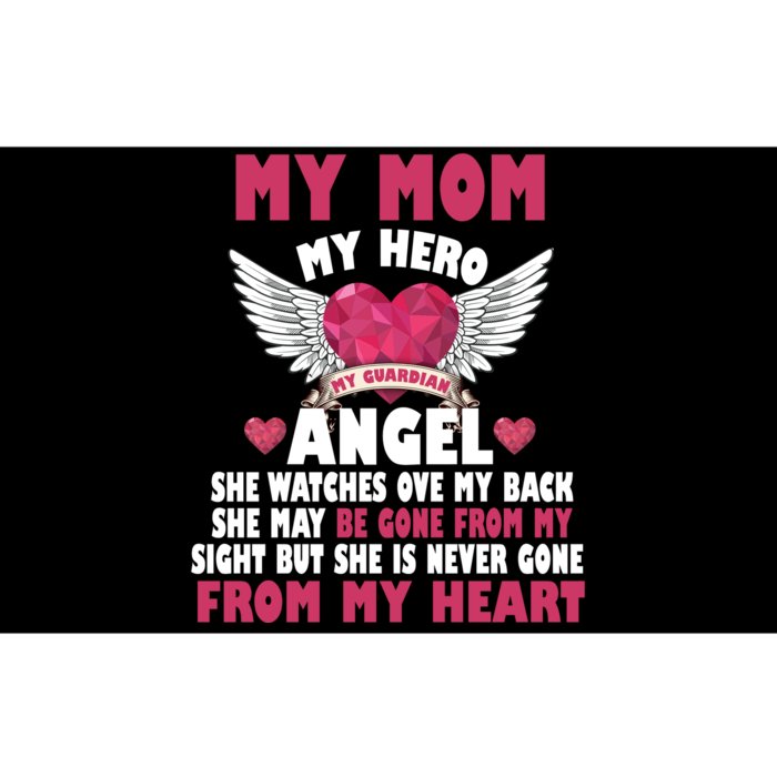 My Mom My Hero My Angel Bumper Sticker