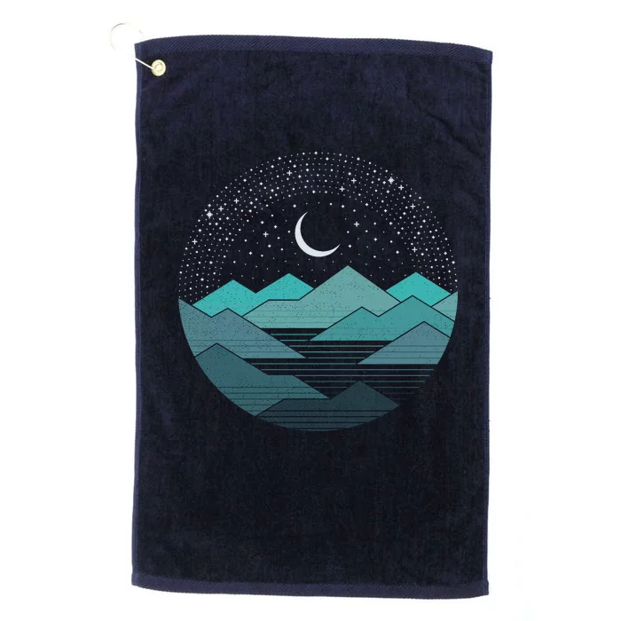 Mountain Moonlight Platinum Collection Golf Towel