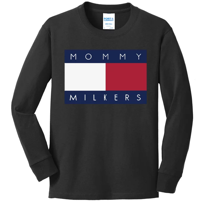 Mommy Milkers Kids Long Sleeve Shirt