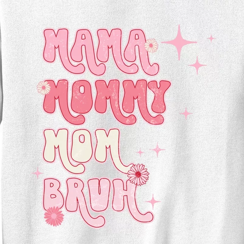 Mama Mommy Mom Bruh Fuuny Boho Mom Sweatshirt