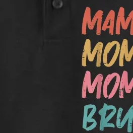 Mama Mommy Mom Bruh Funny Mothers Day Gift From Son Dry Zone Grid Performance Polo