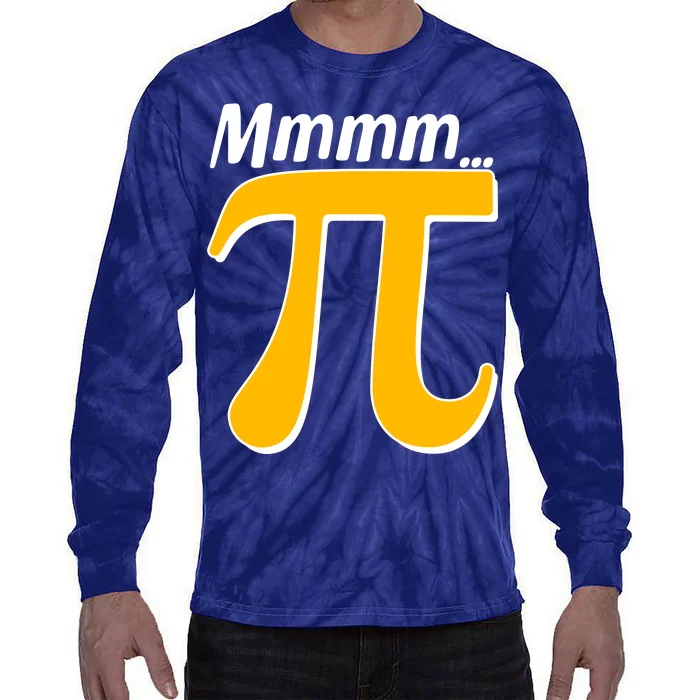 Mmmm Pi 3.14 Tie-Dye Long Sleeve Shirt