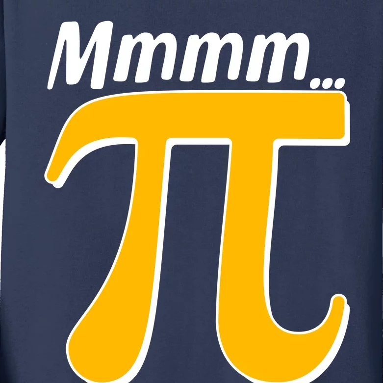 Mmmm Pi 3.14 Kids Long Sleeve Shirt