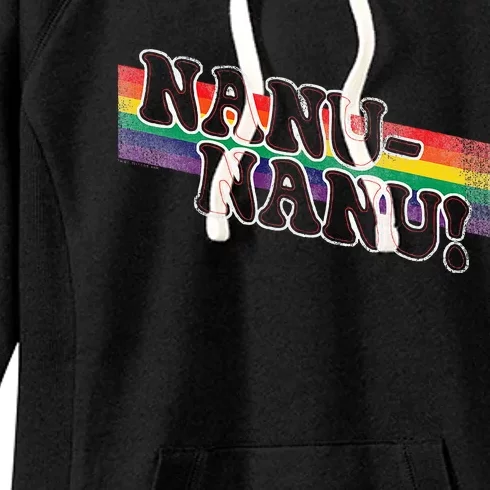 Mork & Mindy Nanu Rainbow Women's Fleece Hoodie