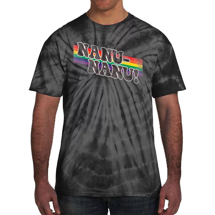 Mork & Mindy Nanu Rainbow Tie-Dye T-Shirt