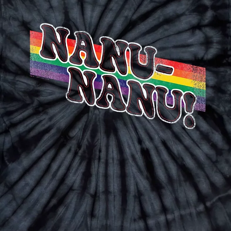 Mork & Mindy Nanu Rainbow Tie-Dye T-Shirt