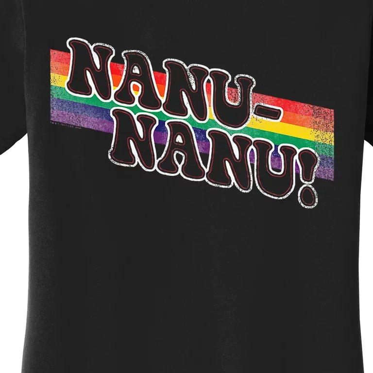 Mork & Mindy Nanu Rainbow Women's T-Shirt