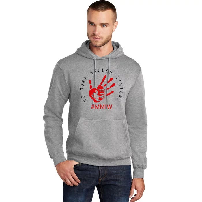 Mmiw Missing Native American Indigenous Women Sisters Red Tall Hoodie