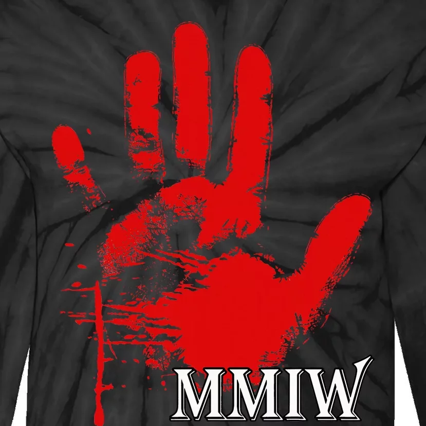 Mmiw Missing Native American Tie-Dye Long Sleeve Shirt