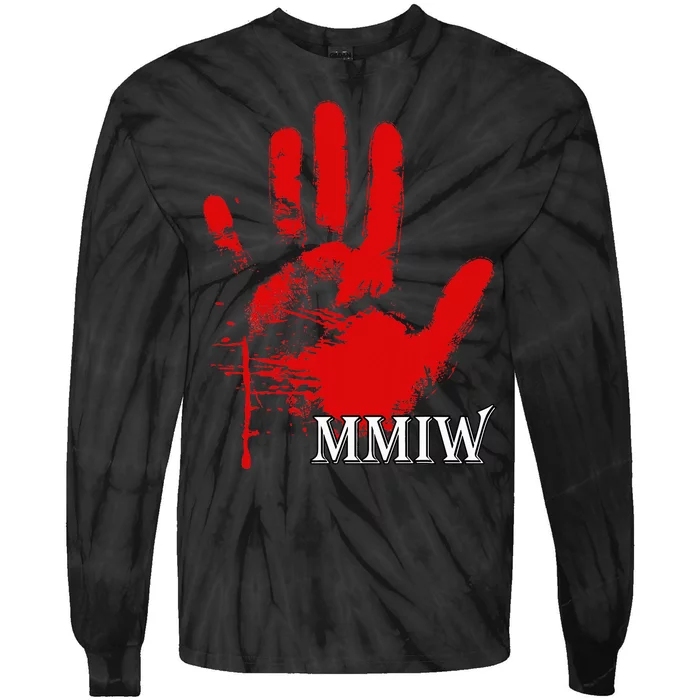 Mmiw Missing Native American Tie-Dye Long Sleeve Shirt