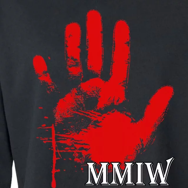 Mmiw Missing Native American Cropped Pullover Crew