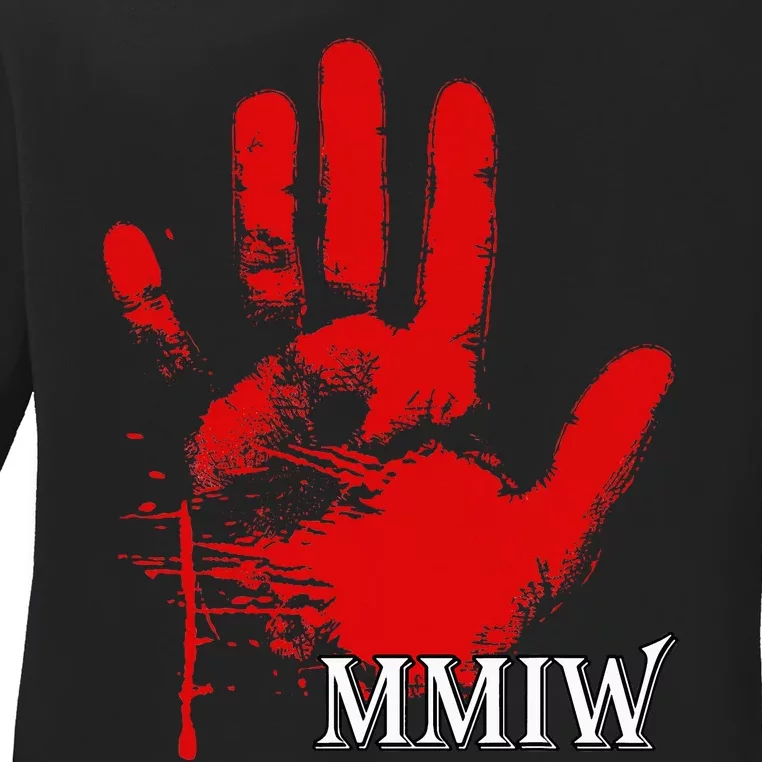 Mmiw Missing Native American Ladies Long Sleeve Shirt