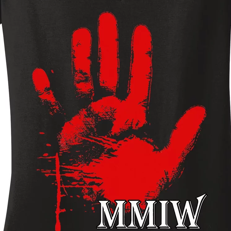 Mmiw Missing Native American Women's V-Neck T-Shirt