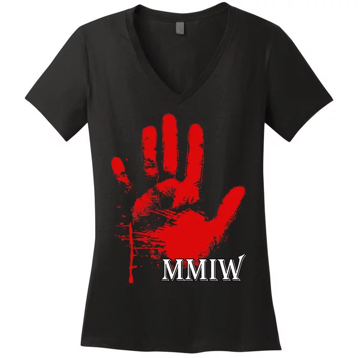 Mmiw Missing Native American Women's V-Neck T-Shirt