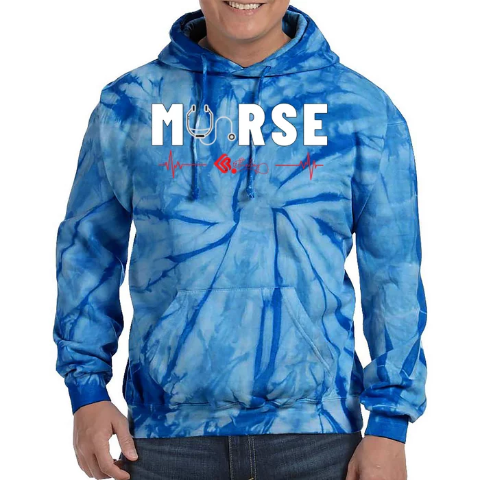 Murse Male Nurse Gift Tie Dye Hoodie