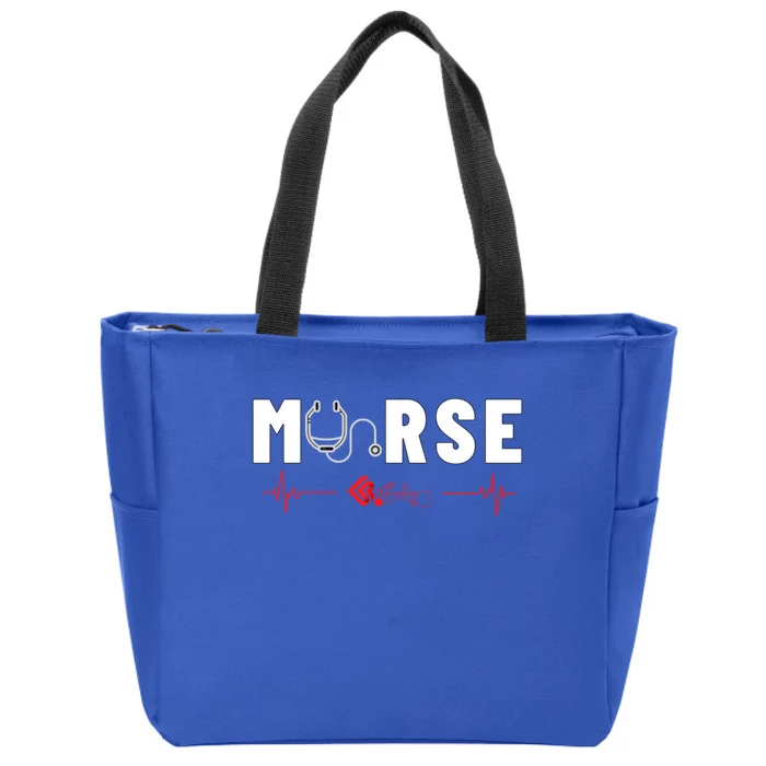 Murse Male Nurse Gift Zip Tote Bag