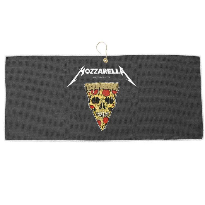 Mozzarella Masters Of Pizza Large Microfiber Waffle Golf Towel