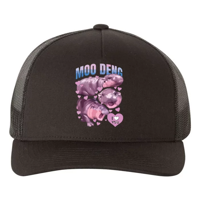 Moodeng Yupoong Adult 5-Panel Trucker Hat