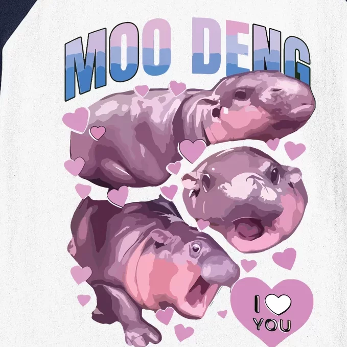 Moodeng Baseball Sleeve Shirt