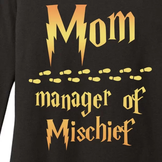 Mom Manager Of Mischief Gift Womens CVC Long Sleeve Shirt