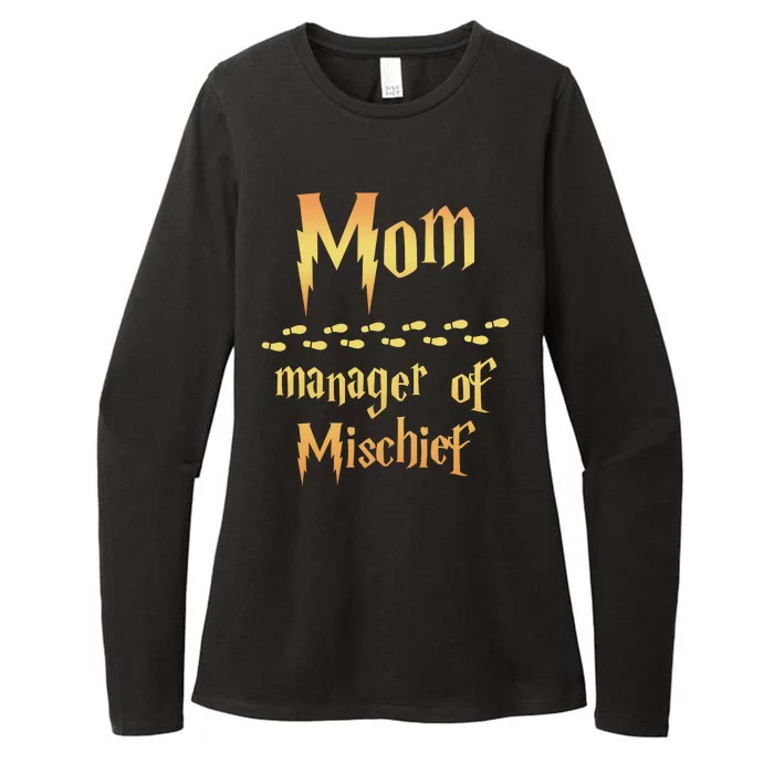 Mom Manager Of Mischief Gift Womens CVC Long Sleeve Shirt