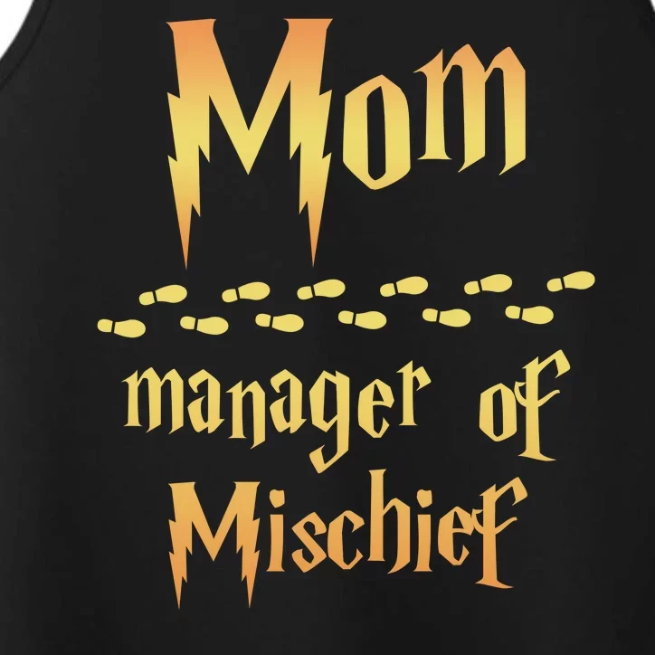 Mom Manager Of Mischief Gift Performance Tank