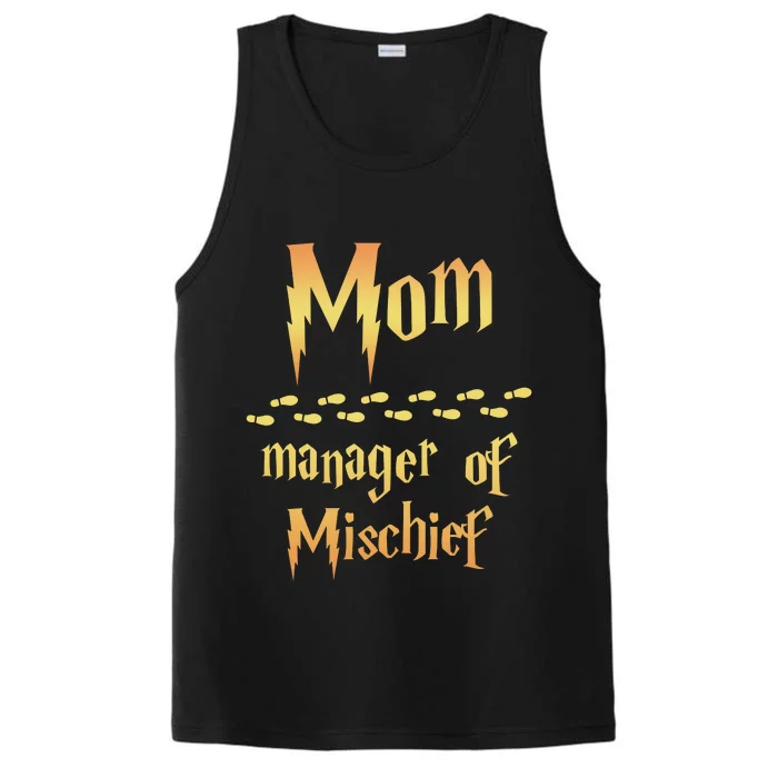 Mom Manager Of Mischief Gift Performance Tank