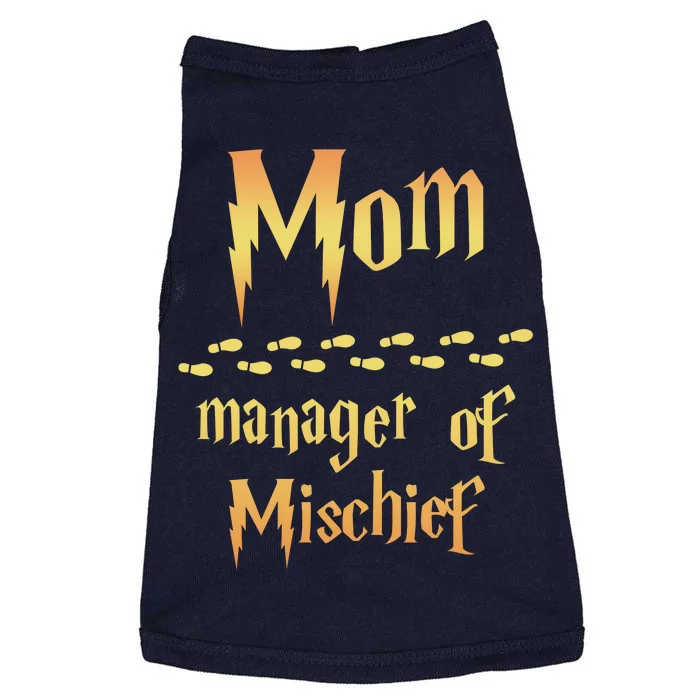 Mom Manager Of Mischief Gift Doggie Tank