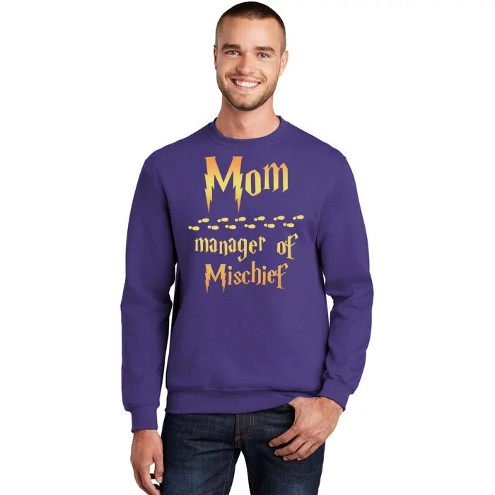 Mom Manager Of Mischief Gift Sweatshirt