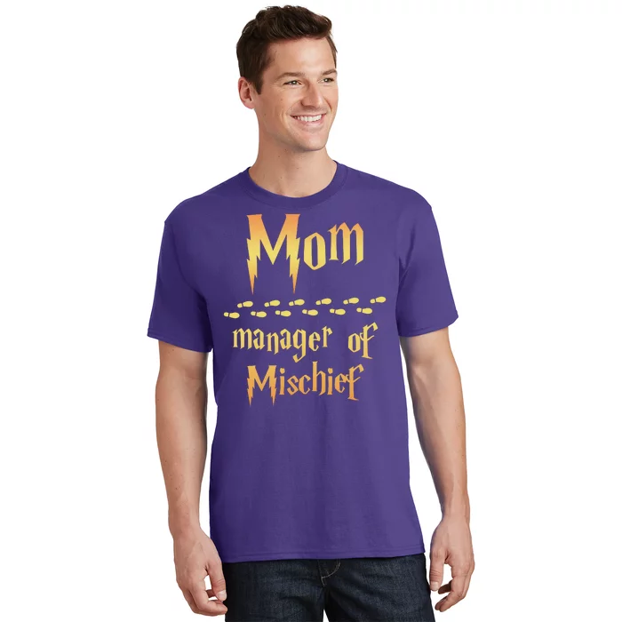 Mom Manager Of Mischief Gift T-Shirt