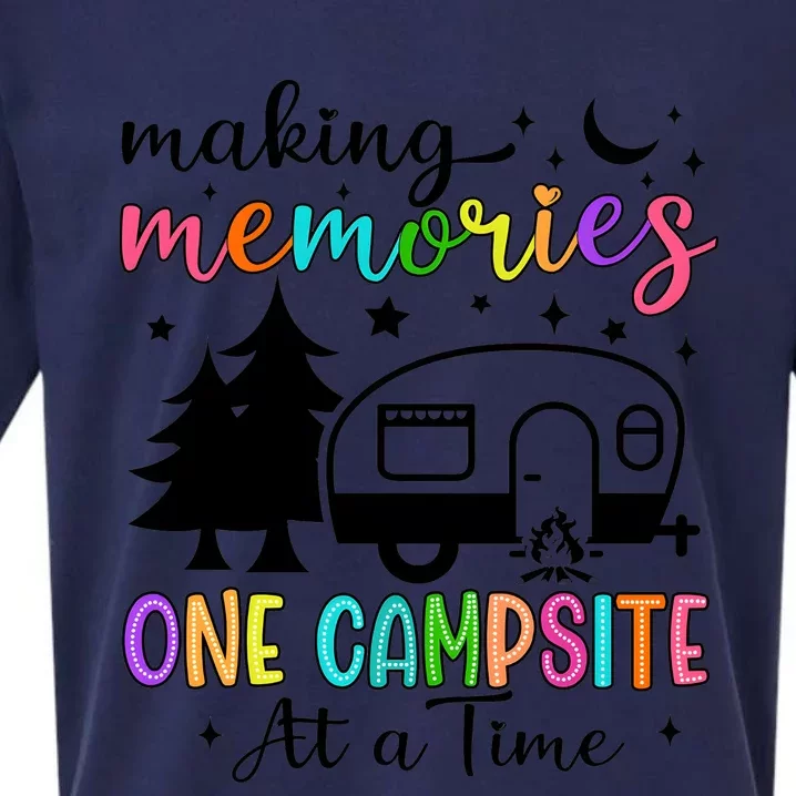 Making Memories One Campsite At A Time Sueded Cloud Jersey T-Shirt