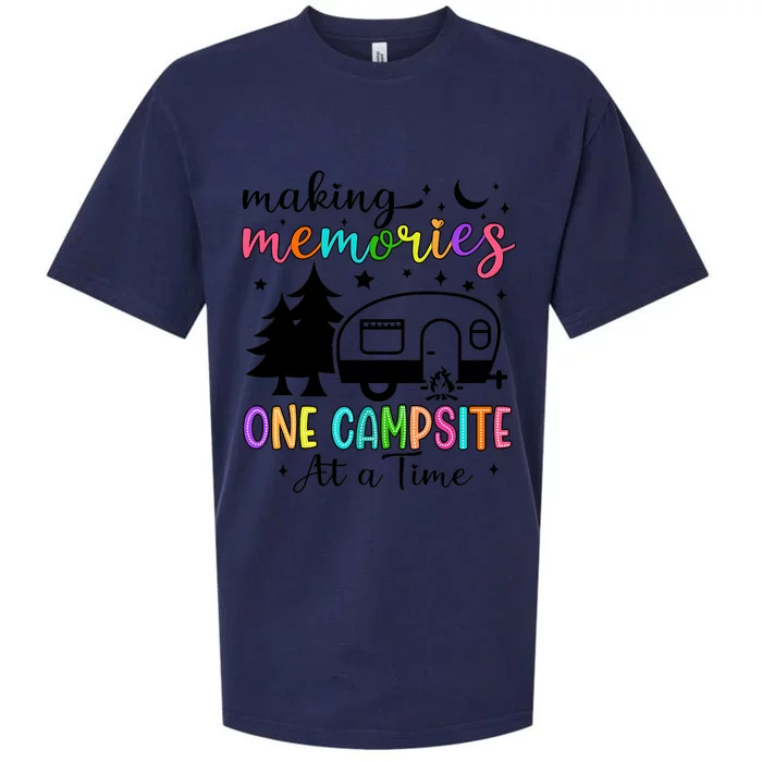 Making Memories One Campsite At A Time Sueded Cloud Jersey T-Shirt