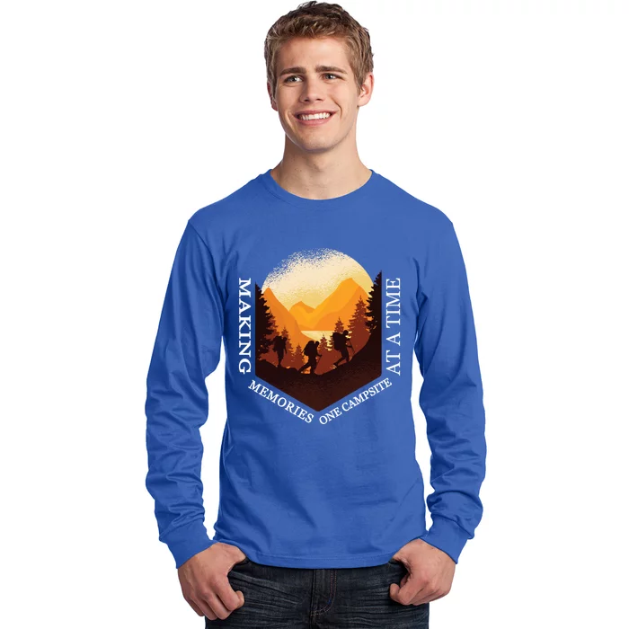 Making Memories One Campsite At A Time Camping Lovers Gift Long Sleeve Shirt