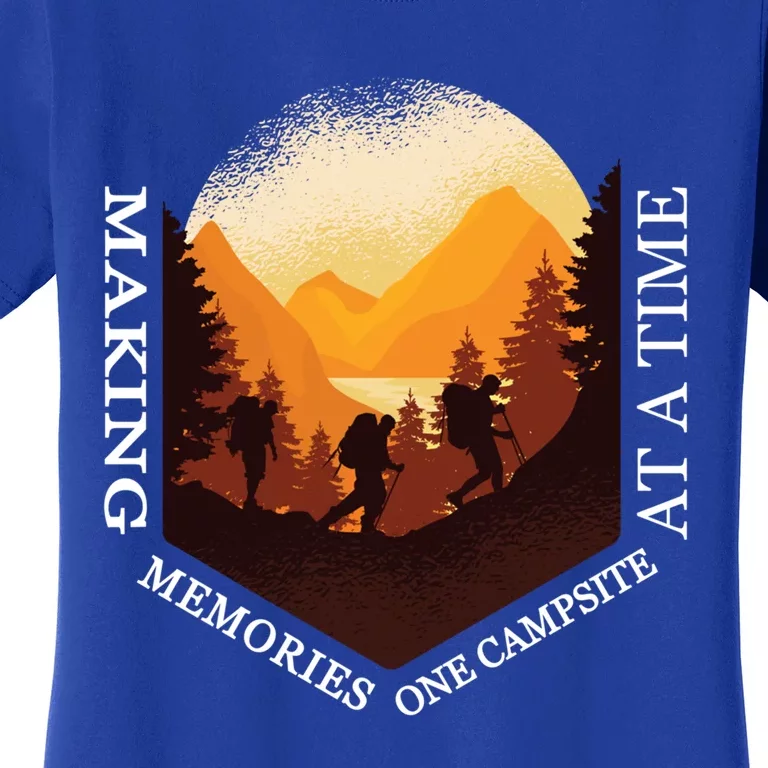 Making Memories One Campsite At A Time Camping Lovers Gift Women's T-Shirt