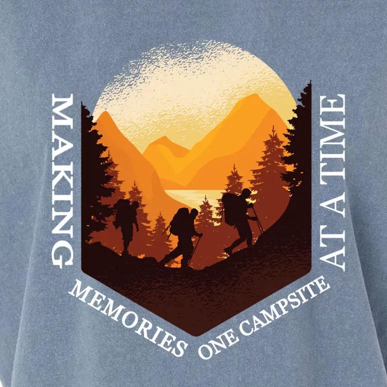 Making Memories One Campsite At A Time Camping Lovers Gift Garment-Dyed Women's Muscle Tee